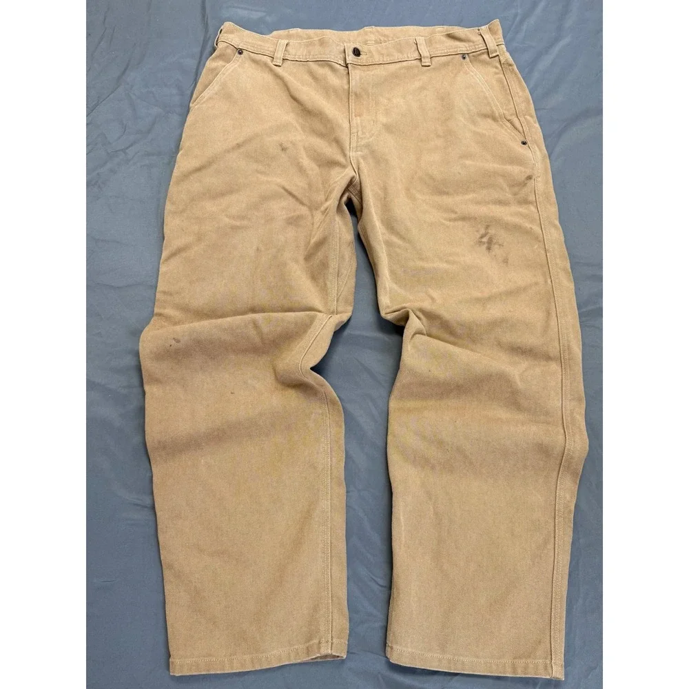 Patagonia Men's Iron Forge Hemp 5-Pocket Work Pants 40x30 Tan Brown Distressed